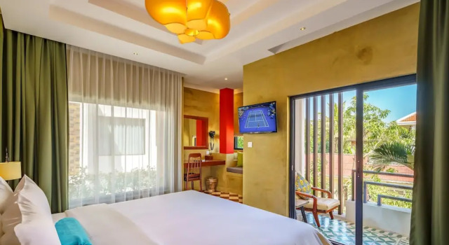 Двухместный номер Deluxe с балконом The Secret Corner Unique Residence