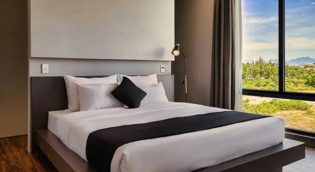 Modern 2 Bdr Apt, Large Living Room, High Speed Wifi, Prenota Appartamento Hotel a Da Nang con parcheggio, Parcheggio