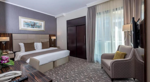 Двухместный люкс c 1 комнатой с видом на город Hawthorn Suites by Wyndham Abu Dhabi City Center