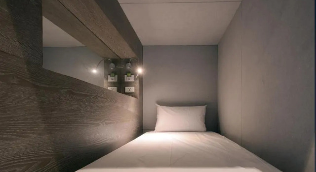 Кровать в общем номере Kiwi Express Hotel-Taichung Station II