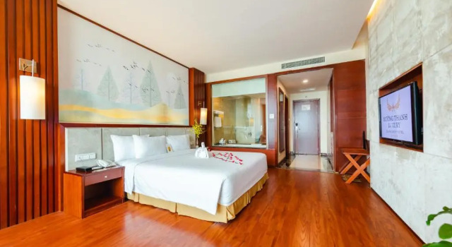 Двухместный номер Deluxe с видом на море Muong Thanh Luxury Quang Ninh Hotel