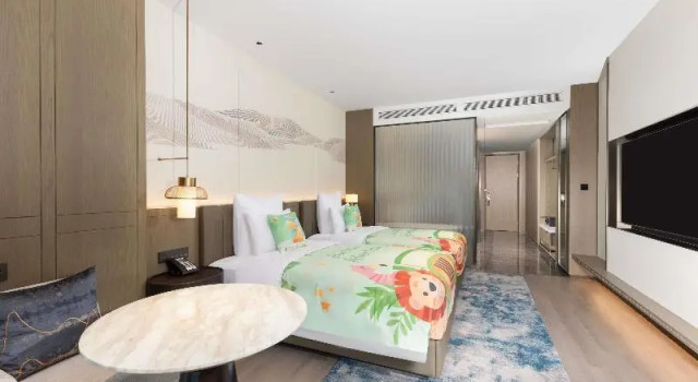 Двухместный номер Deluxe с балконом Pullman Taizhou Shenxianju