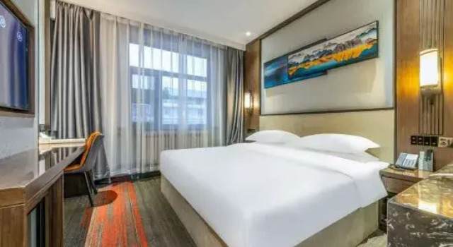 Двухместный люкс Comfort Heilongchen Business Hotel (Heihe Railway Station)