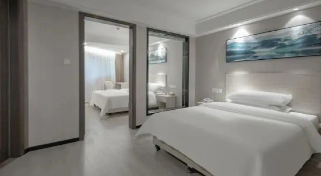 Двухместный люкс Deluxe с видом на улицу Vienna Hotel Shanghai New International Expo Center Xiuyan Road Metro Station