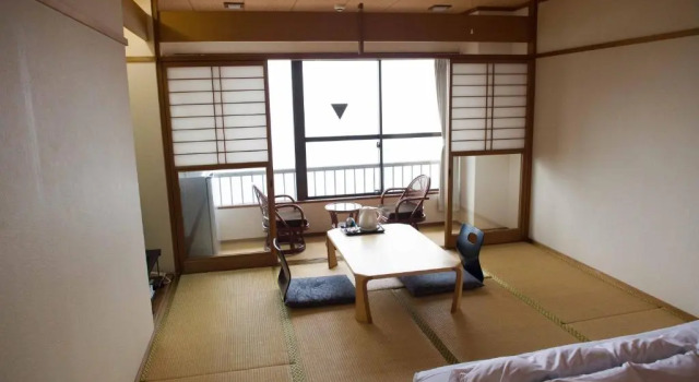 Economy Japanese Style room with partial sea view Sakuraya