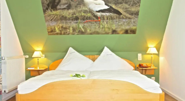 Трёхместный номер Standard с балконом Landhotel Jagdschloß