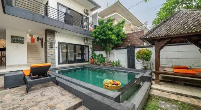 Sunbeji - Large Pool Villa with Terrace Near the Beach, Rezervovat Vila Chaty v Bali, Chalupa