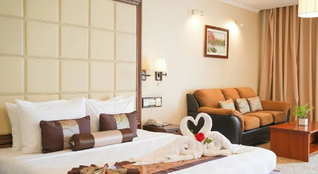Двухместный номер Deluxe с балконом и с видом на море Sea Links Beach Hotel