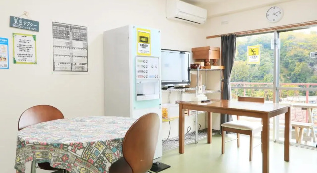 Кровать в общем номере ITO-SPA Guest House YAMATOSO
