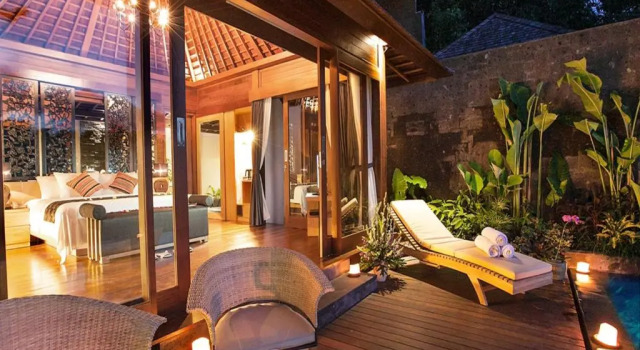 Вилла Deluxe с красивым видом из окна Black Penny Villas Ubud