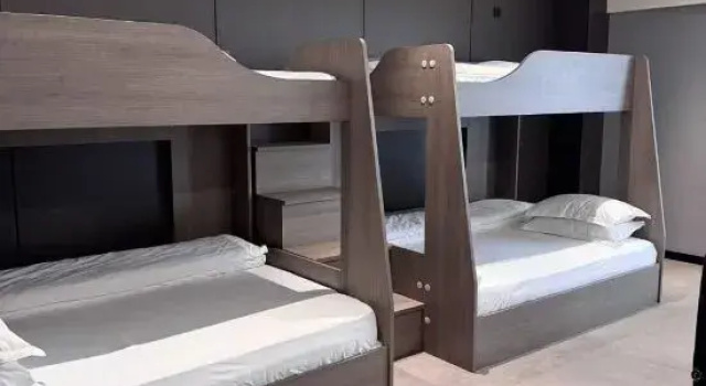 Кровать в общем номере Weisi Blue E-sports Hotel