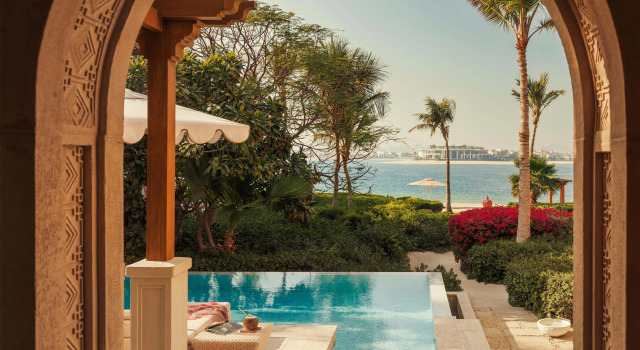 Полулюкс с бассейном с 2 комнатами рядом с пляжем Отель One&Only The Palm, Dubai