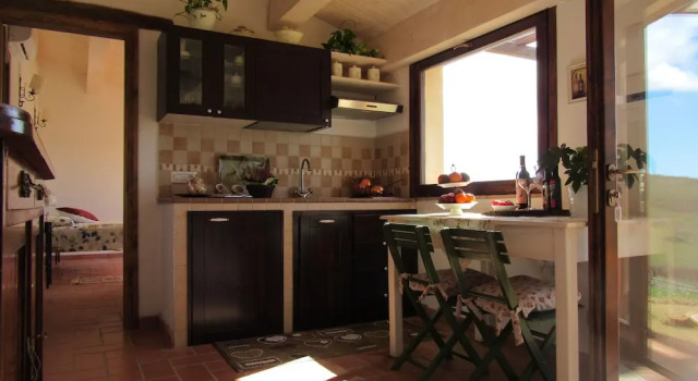 Коттедж c 1 комнатой с балконом и с красивым видом из окна Agriturismo Renello