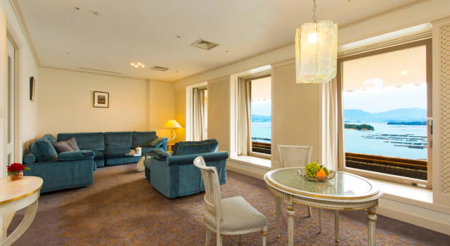 Люкс с видом на море Hotel Kawakyu
