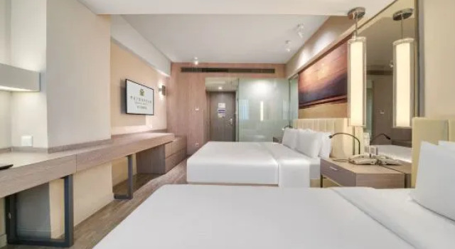 Семейный номер Standard Jinjiang Metropolo Hotel (Hangzhou Xiasha University Town Wenze Metro Station Branch)
