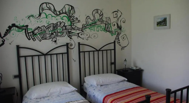 Standaard Tweepersoonskamer uitzicht op de bergen B&B Sanpancrazio