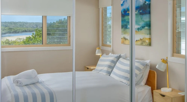 Апартаменты Deluxe с 2 комнатами с балконом и с видом на реку Hastings Cove Waterfront Holiday Apartments