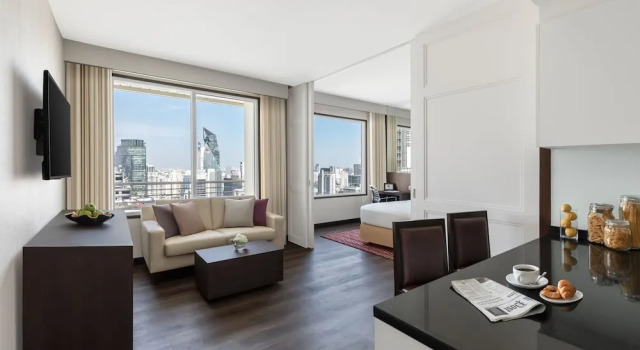 Двухместная студия Executive с видом на город Marriott Executive Apartments Sukhumvit Park, Bangkok