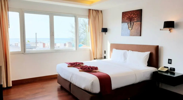 Семейный номер Standard Пентхаус с 3 комнатами с балконом и с видом на море Villa Kamala Beach