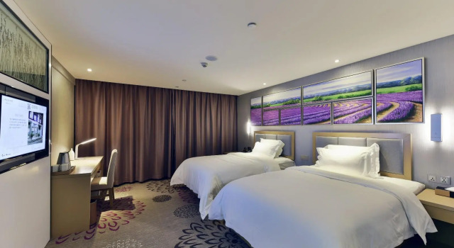 Luksusowy dwuosobowy pokój Lavande Hotel Xining Hai Lake New District Stadium