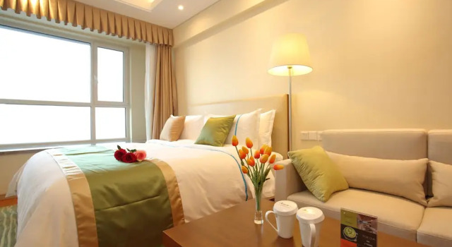 Номер Standard c 1 комнатой с видом на море Yantai Tianma Argyle Suites