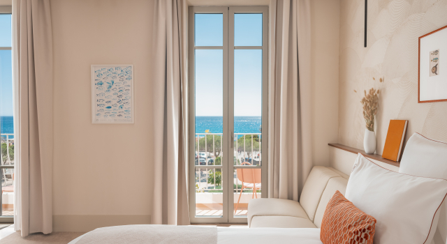 Люкс с балконом Hôtel Liautaud Cassis by Germain Collection