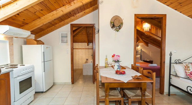 Апартаменты с балконом Kavos Psarou Studios & Apartments