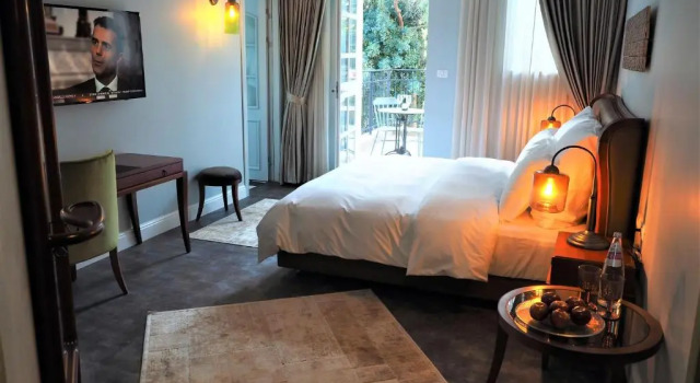 Двухместный номер Deluxe с балконом Carmella Boutique Hotel - Spa & Shelter Access