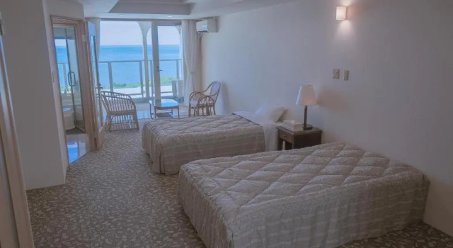 Трёхместный номер Standard с видом на море Canaan Resort <Kohamajima>