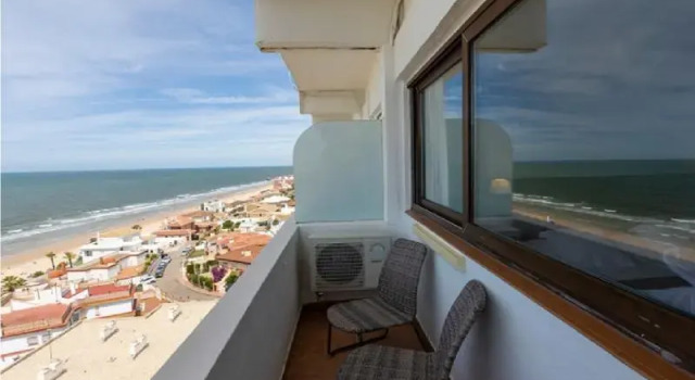Апартаменты с балконом и с видом на море Apartamentos Turisticos Flamero