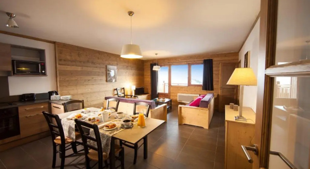 Апартаменты с 3 комнатами CGH Résidences & Spas les Chalets du Soleil Contemporain