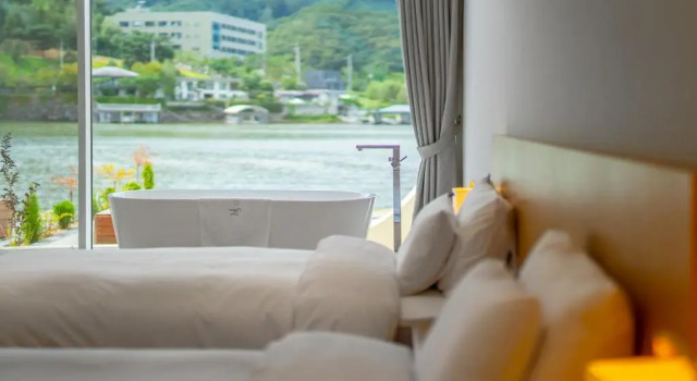 Двухместный номер Standard с видом на сад Gapyeong Hotel Suiteian