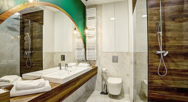 Двухместный люкс Business 30th+ Floor Apartments in Sky Tower