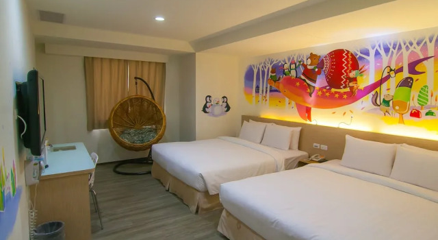Четырёхместный номер Deluxe Legend Hotel Kaohsiung Liuhe