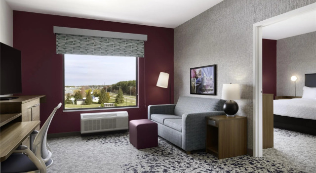 Двухместный люкс c 1 комнатой Home2 Suites by Hilton Stevens Point