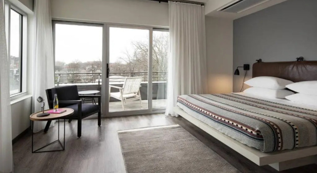Двухместный полулюкс Moxy Nashville Vanderbilt Area