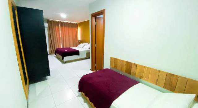 Трёхместный номер Deluxe с балконом и с видом на бассейн Arrey Beach Hotel