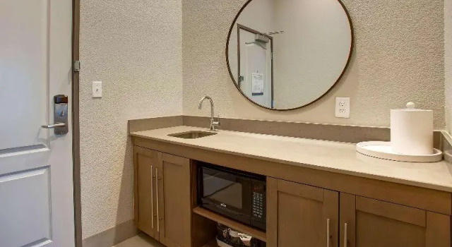 Suite 1 Schlafzimmer Hampton Inn & Suites Borger