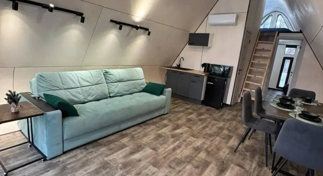 Коттедж с красивым видом из окна База отдыха Робинзон Eco Village