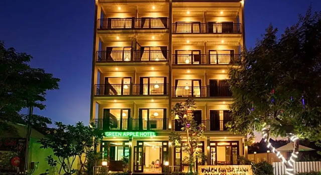 Двухместный номер Deluxe с красивым видом из окна Hoi An Green Apple Hotel