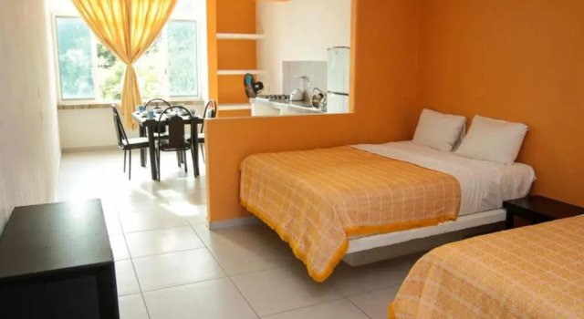 Люкс Hotel Rega Suites Guayabitos - Family & Kitchen