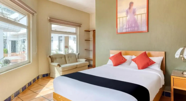 Номер Standard с красивым видом из окна Hotel Arana Tonalá