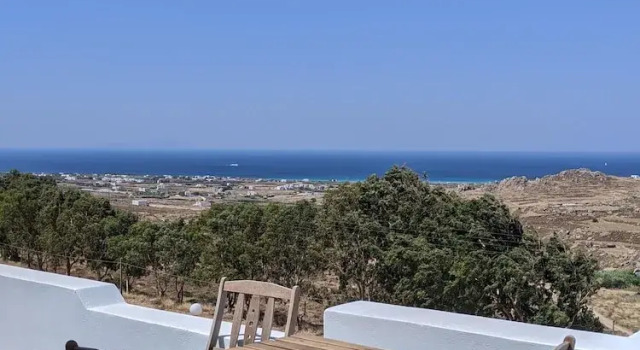 Люкс с балконом и с видом на море Naxos Aethereal View