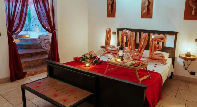Spa Bath Double room B&B La Sorgente