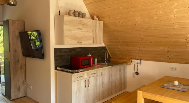 Двухместный коттедж с видом на сад Müllers Ferienhaus Harmonie
