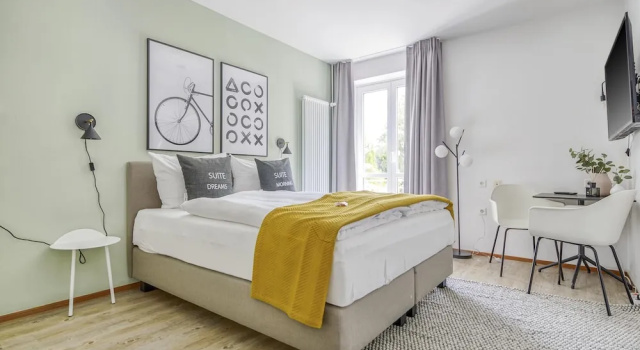 Двухместный люкс Limehome Garching bei München