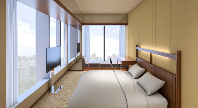 Двухместный номер Luxury Corner Candeo Hotels Osaka The Tower