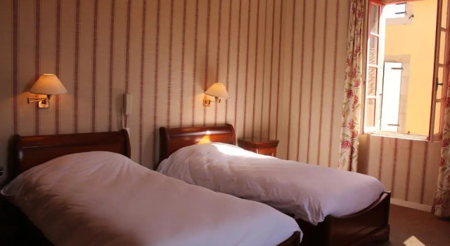 Standardní Dvoulůžkový s manželskou postelí pokoj Hotel Le Commerce