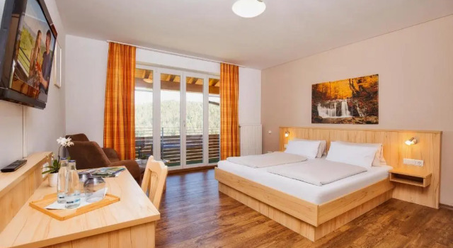 Двухместный номер Standard с видом на горы Berghotel Mooshütte am Arber, Naturidyll auf 950m, wandern direkt ab Hoteltür