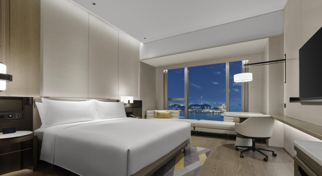 Номер Standard с видом на море Hilton Zhuhai